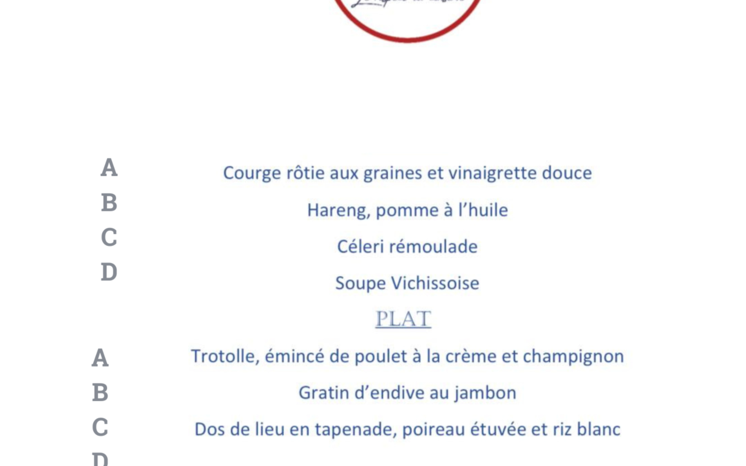 Semaine du 9 au 13 décembre