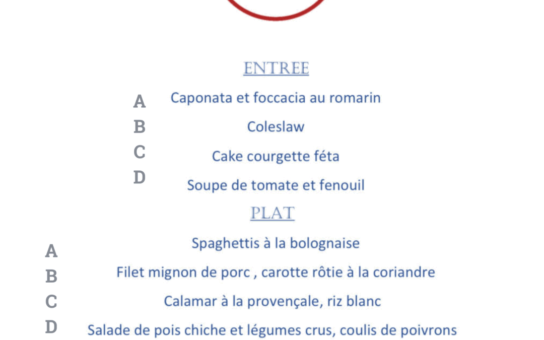 Semaine du 09 au 12 juillet
