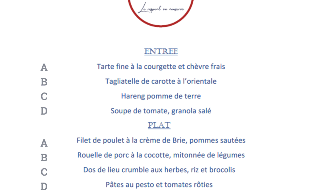 Semaine du 04 au 06 septembre